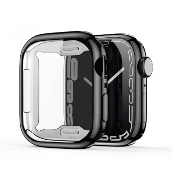 LCD kaitsev karastatud klaas/ümbris Dux Ducis Samo Apple Watch 44mm must
