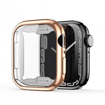 LCD kaitsev karastatud klaas/ümbris Dux Ducis Samo Apple Watch 41mm roosa