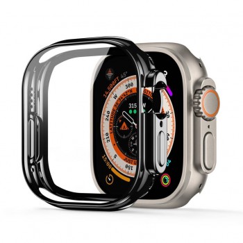 LCD kaitsev karastatud klaas/ümbris Dux Ducis Samo Apple Watch Ultra 49mm must