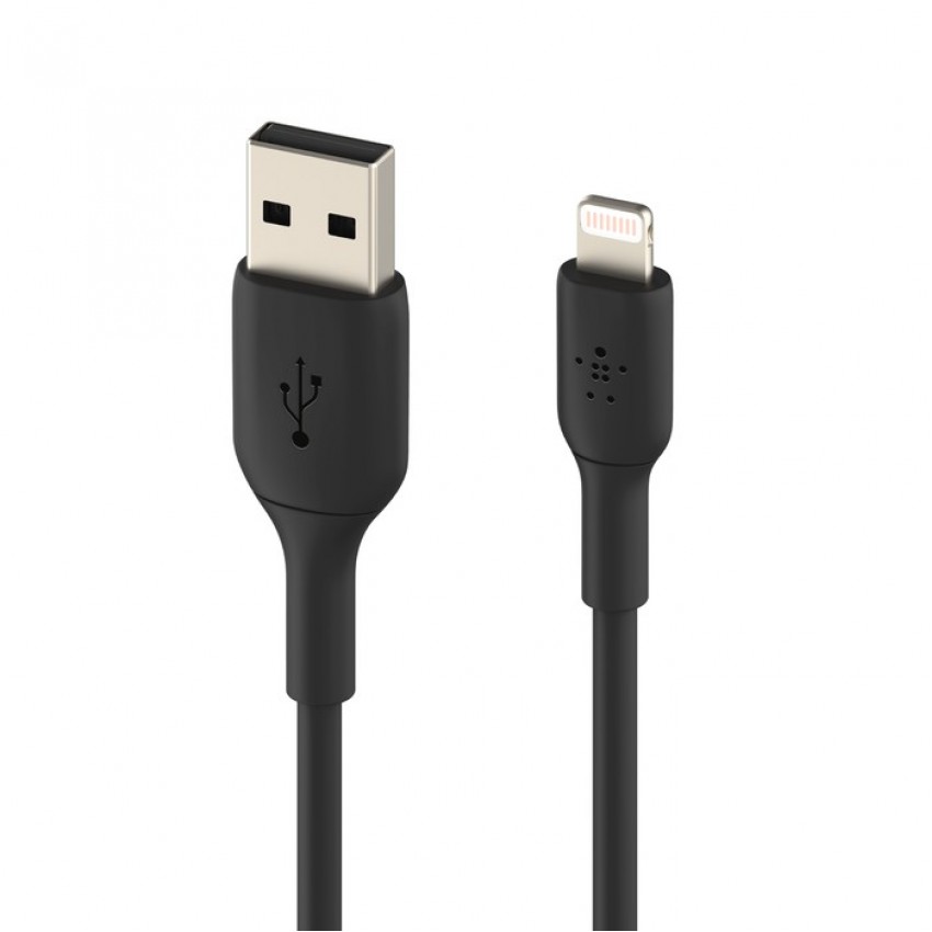 USB kabelis Belkin Boost Charge USB-A to Lightning 1.0m melns