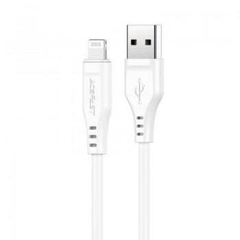 USB kabelis Acefast C3-02 MFi USB-A to Lightning 1.2m balts