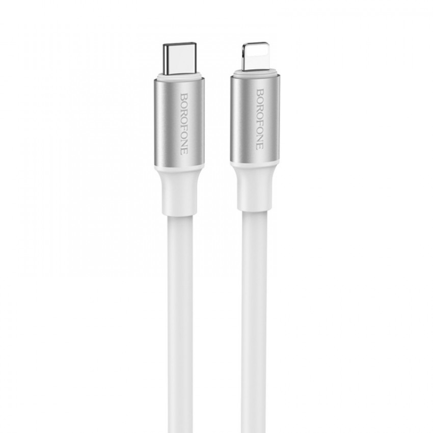 USB kabelis Borofone BX82 PD20W Type-C uz Lightning 1.0m balts