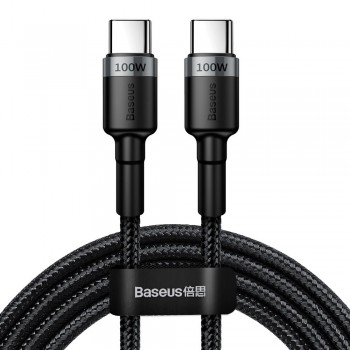 USB cable Baseus Cafule PD100W Type-C 2.0m gray-black CATKLF-ALG1