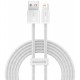 USB kabelis Baseus Dynamic USB-A to Lightning 2.4A 1.0m balts CALD000402