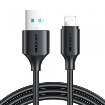 USB kabelis Joyroom S-UL012A9 USB to Lightning 2.4A 1.0m melns