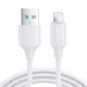 USB cable Joyroom S-UL012A9 USB to Lightning 2.4A 1.0m white