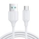 USB cable Joyroom S-UM018A9 USB to MicroUSB 2.4A 1.0m white