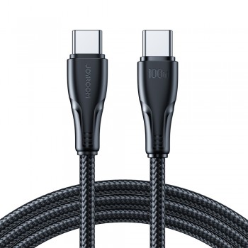 USB kabelis Joyroom S-CC100A11 Type-C to Type-C 100W 1.2m balts