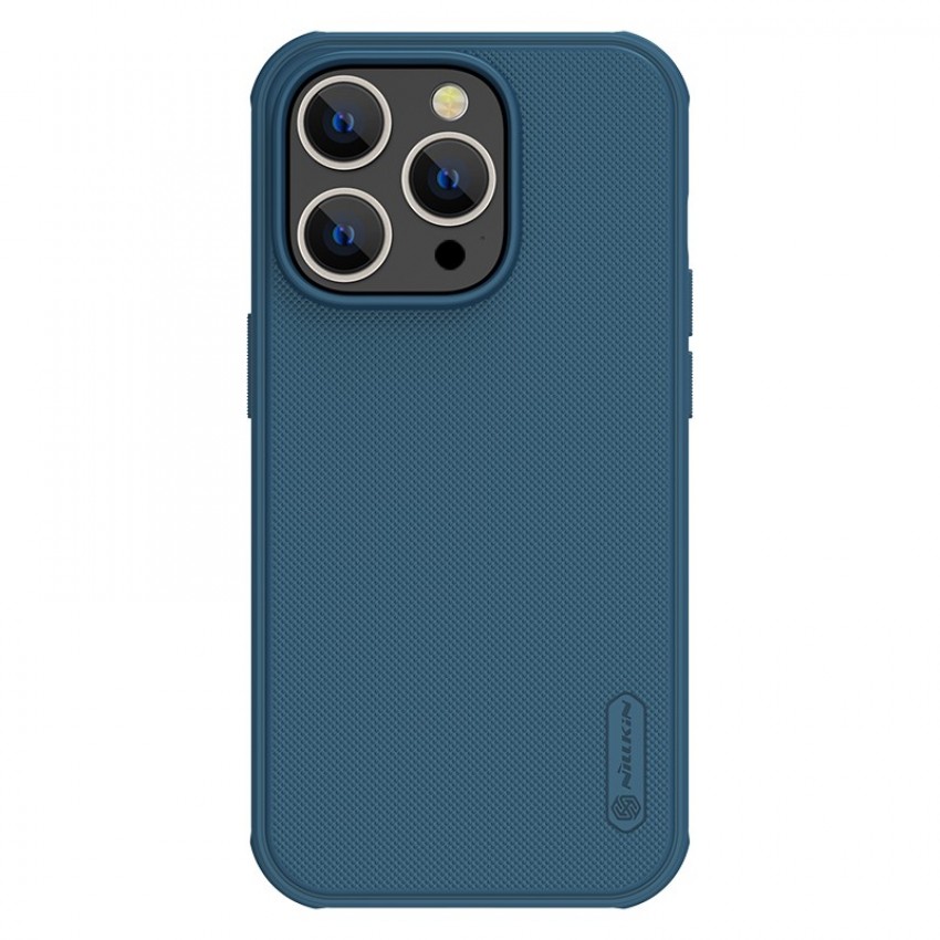 Maciņš Nillkin Super Frosted Shield Pro Magnetic Apple iPhone 14 Pro Max zils
