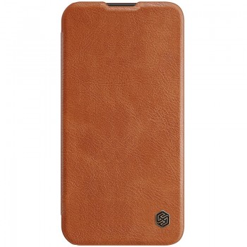 Telefoniümbris Nillkin Qin Pro Leather Apple iPhone 14 Plus pruun