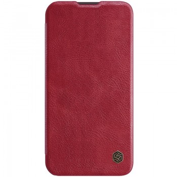 Maciņš Nillkin Qin Pro Leather Apple iPhone 14 Pro Max sarkans