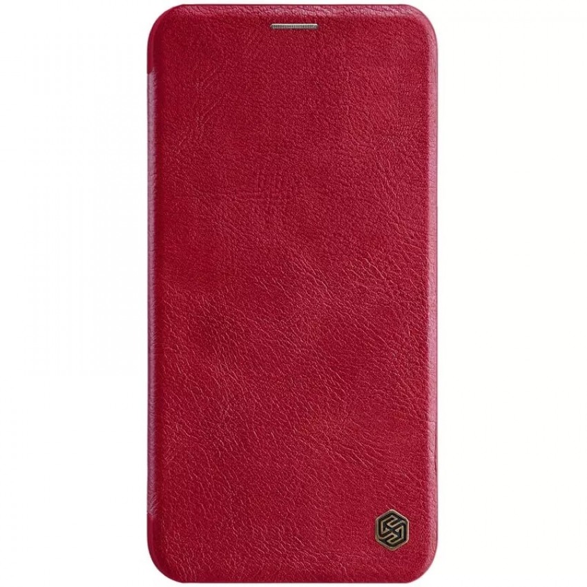 Maciņš Nillkin Qin Leather Samsung A145 A14 4G/A146 A14 5G sarkans