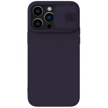 Maciņš Nillkin CamShield Silky Magnetic Silicone Apple iPhone 14 tumši violeta