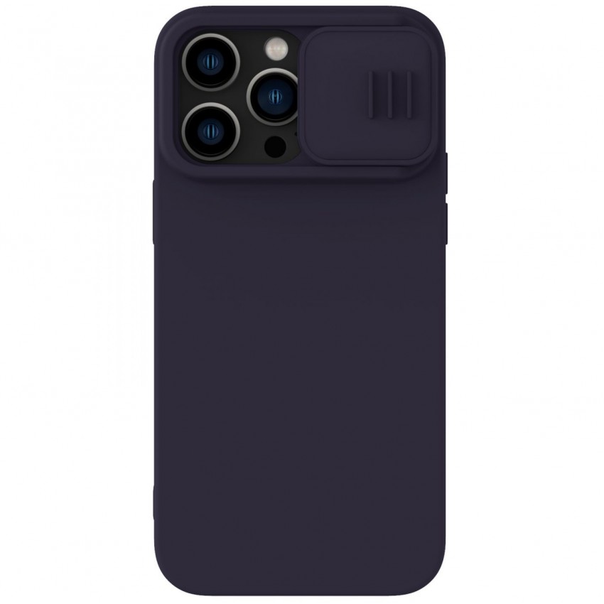 Maciņš Nillkin CamShield Silky Magnetic Silicone Apple iPhone 14 Pro tumši violeta