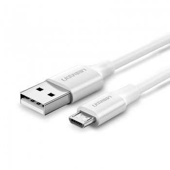 Laadimisjuhe Ugreen US289 USB to MicroUSB 2A 1.0m valge