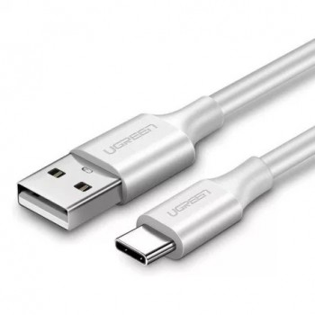 USB kabelis Ugreen US287 USB to USB-C 3A 1.5m balts