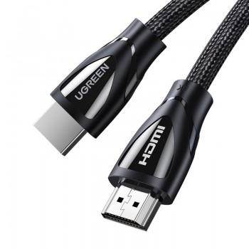 Kabelis Ugreen HD140 HDMI 2.1 to HDMI 2.1 1.5m melns