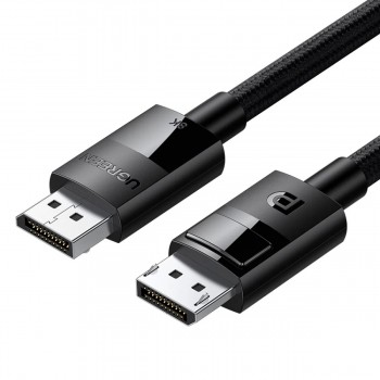 Kabelis Ugreen DP114 DisplayPort 1.4 to DisplayPort 1.4 1.5m melns