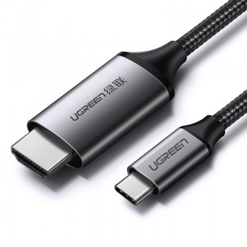 Kabelis Ugreen MM142 USB-C to HDMI 1.5m melns
