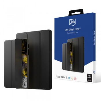 Maciņš 3mk Soft Tablet Case Samsung T870/T875 Tab S7/X700/X706 Tab S8 11.0 melns