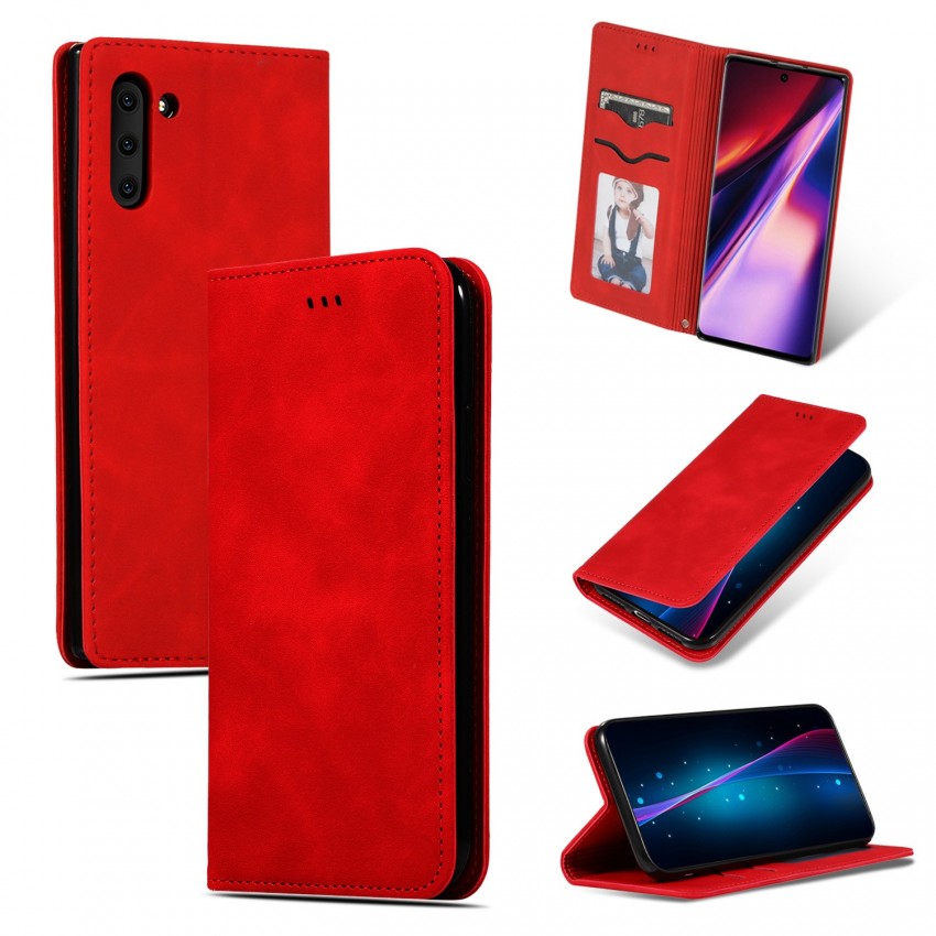 Case Business Style Xiaomi Redmi 12/Redmi Note 12R/Poco M6 Pro 5G red