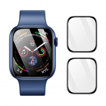 LCD kaitsev karastatud klaas Dux Ducis Pmma (2Pack) Apple Watch 41mm must