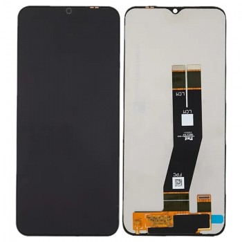 Displejs Samsung A145 A14 4G ar skārienjūtīgo paneli melns ORG