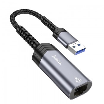 Parveidotājs Hoco UA26 USB-A to RJ45 (1000 Mbps) peleks
