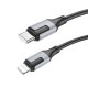 Laadimisjuhe Borofone BX101 USB-C to Lightning 1.0m must