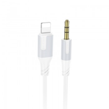 Audio cable Borofone BL19 Lightning to 3.5mm white