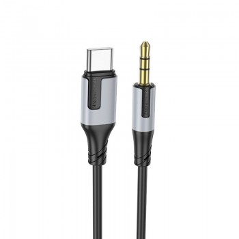 Audio kabelis Borofone BL19 USB-C to 3.5mm melns