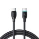 USB kabelis Joyroom S-A30 USB-C to USB-C 60W 1.0m melns