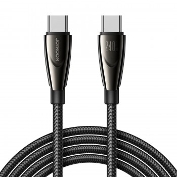 USB kabelis Joyroom SA31-CC5 USB-C to USB-C 240W 1.2m melns