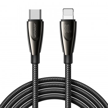 USB kabelis Joyroom SA31-CL3 USB-C to Lightning 30W 1.2m melns