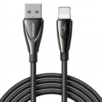 USB kabelis Joyroom SA31-AL3 USB to Lightning 3A 1.2m melns
