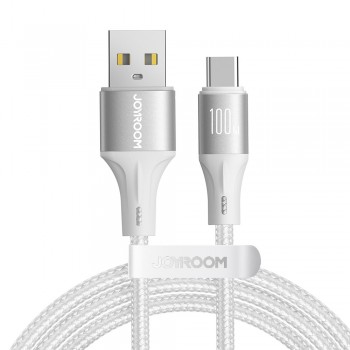 USB kabelis Joyroom SA25-AC6 USB to USB-C 100W 1.2m balts