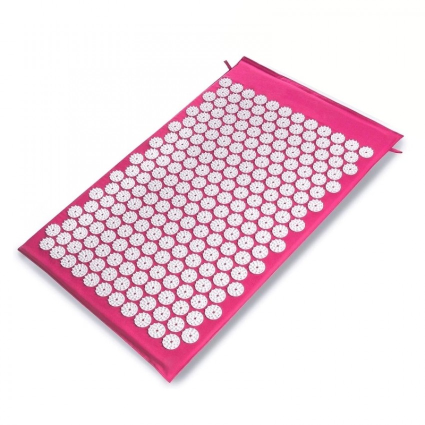 Akupresūras masāžas paklājs MM-002 rozā krāsā