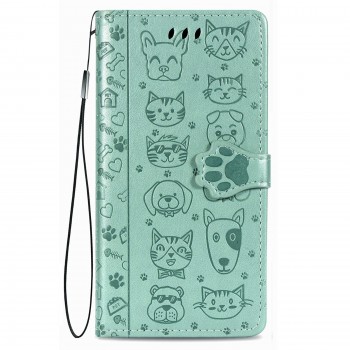 Case Cat-Dog Samsung A155 A15 4G/A156 A15 5G green