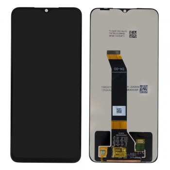 Displejs Xiaomi Poco M4 5G/Redmi 10 5G/Redmi Note 11E 5G ar skārienjūtīgo paneli melns HQ