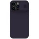 Maciņš Nillkin CamShield Silky Silicone Apple iPhone 15 Pro tumši violeta