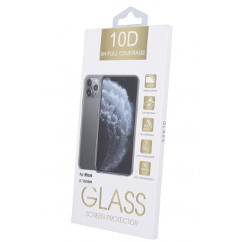 LCD kaitsev karastatud klaas 10D Full Glue Apple iPhone 12 mini kumer must