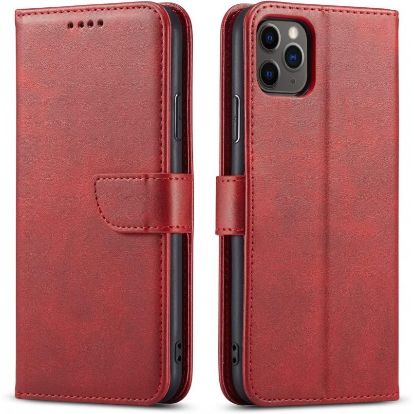 Maciņš Wallet Case Samsung A057 A05s sarkans