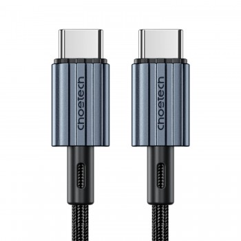USB kabelis Choetech XCC-1015 USB-C to USB-C PD60W 2.0m melns