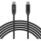 USB kabelis Choetech XCC-1036 USB-C to USB-C PD3.1 240W 2.0m melns
