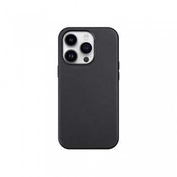 Mag Leather Case Apple iPhone 14 Pro black