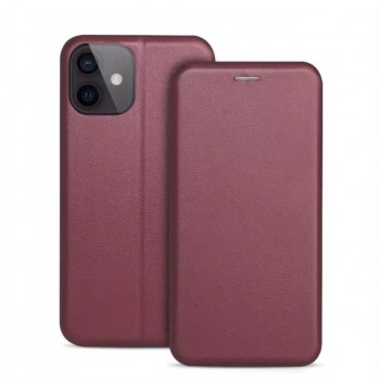 Case Book Elegance Xiaomi Redmi 13 4G/Redmi 13 5G/Poco M6 4G bordo