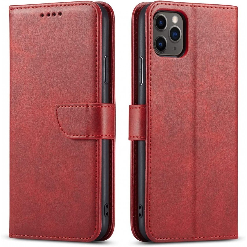 Maciņš Wallet Case Xiaomi Redmi 13 4G/Redmi 13 5G/Poco M6 4G sarkans