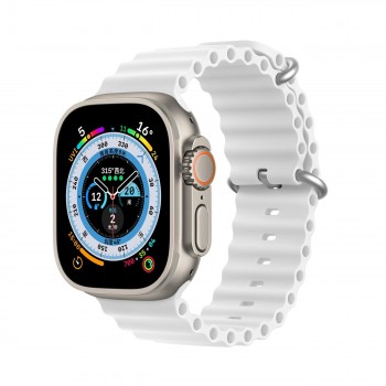 Aproce Dux Ducis OceanWave Series Apple Watch 42/44/45/49mm White