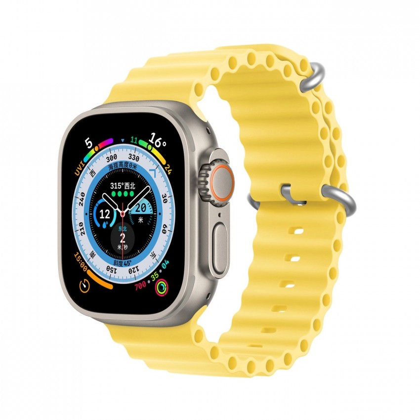 Aproce Dux Ducis OceanWave Series Apple Watch 42/44/45/49mm Yellow