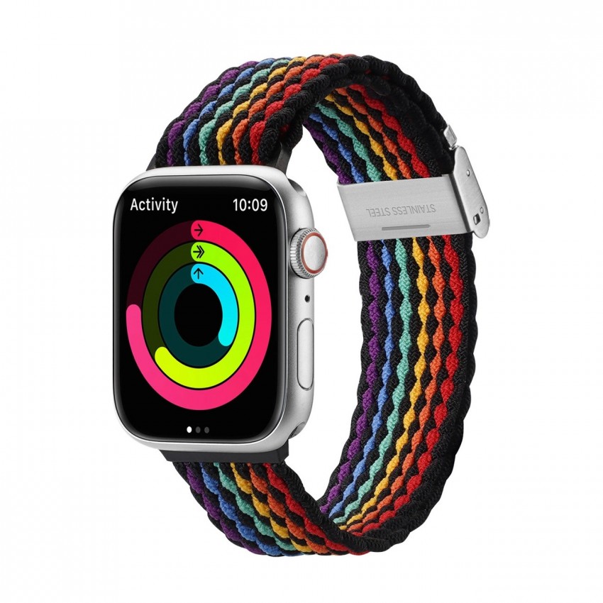 Strap Dux Ducis Mixture II Series Apple Watch 42/44/45/49mm Dark Stripes